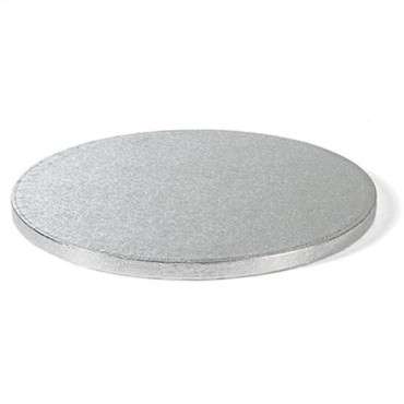 Decora Cake Board Cardboard Round Silver 30cm DA-0931604