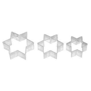 Small Star Shaped Cookie Cutter Set 2.5cm 3cm 4cm RBV Birkmann 4026883196018