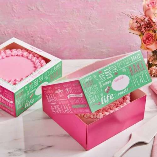 FunCakes Cake Box Quotes 32x32x11.5cm, 2 pieces