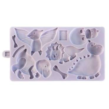 Karen Davies Dinosaurs Sugarcraft Silicone Mold CS-KD813