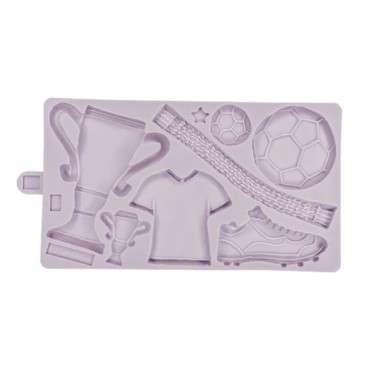 Karen Davies Soccer Sucarcraft Silicone Mould CS-KD962