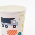 Meri Meri Construction Vehicles Cup Party Cups, 8 pcs