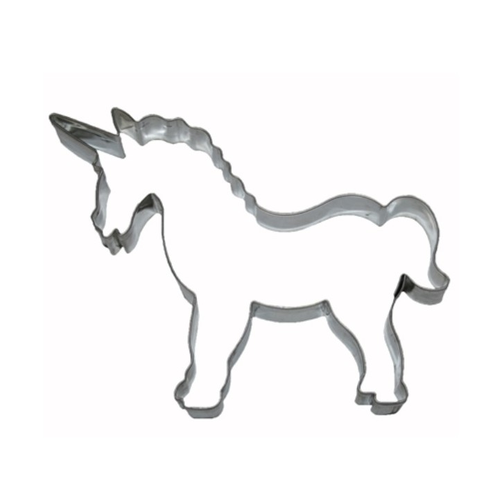 Unicorn Cookie Cutter 7x5cm - Stainless steel