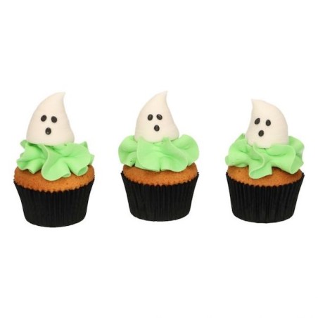 FunCakes 3D Ghosts Sugar Decor Cupcakes CS-F50325