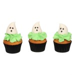 FunCakes 3D Ghosts Sugar Decoration, 3 pcs