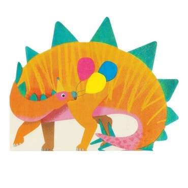 Talking Tables Dinosaur Party Napkins Stegarosaurus TT-DINO-NAPKIN-DINO