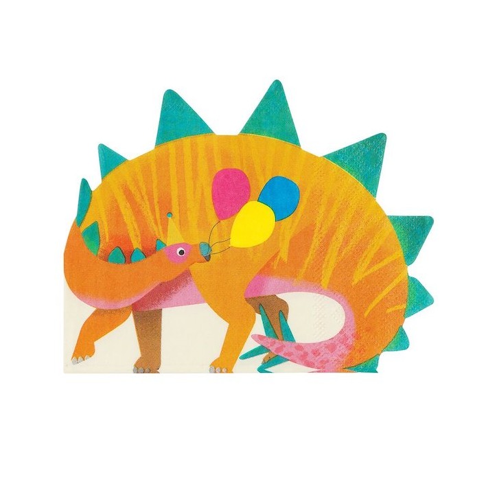 Talking Tables Dinosaur Party Napkins Stegarosaurus TT-DINO-NAPKIN-DINO