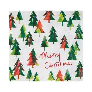 Talking Tables Christmas like there is a Tomorrow Tree Paper Napkins TT-TMW-ECO-NAPKIN-TREE