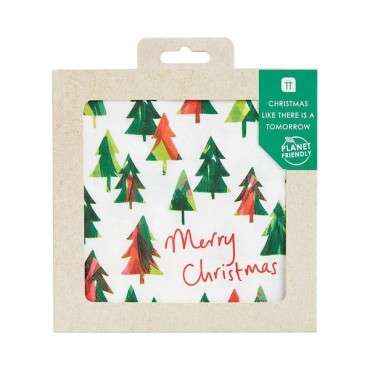 Talking Tables Christmas like there is a Tomorrow Tree Paper Napkins TT-TMW-ECO-NAPKIN-TREE