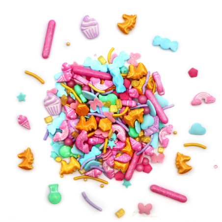 PME Out the Box Sugar Sprinkles Mix Unicorn Cake Decor 60g PME-OTB04