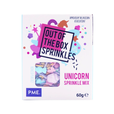 PME Out the Box Zuckerstreuselmix Unicorn Kuchendekor 60g PME-OTB04