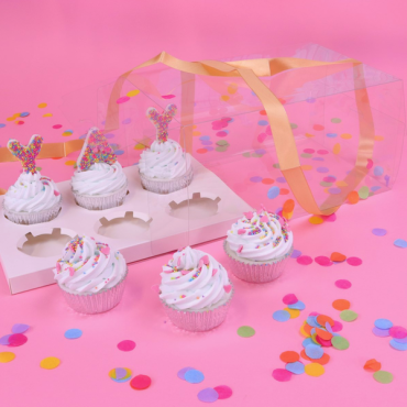 PME Cupcake Box Crystal for 6 Cupcakes PME-CCB700