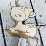 Bakeria Wooden Bambi Cake Topper, 1 pcs