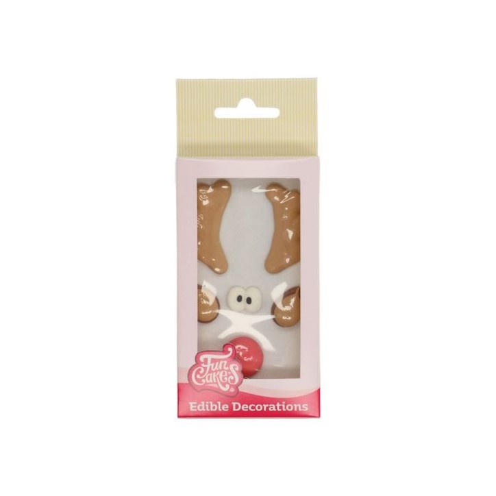 FunCakes Sugar Decorations Rudolph – Festive Cake Decoration