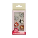 FunCakes Safari Animals Sugar Decoration, 12 pcs