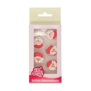 FunCakes Sugar Decorations Santa Claus Christmas CS-F50300