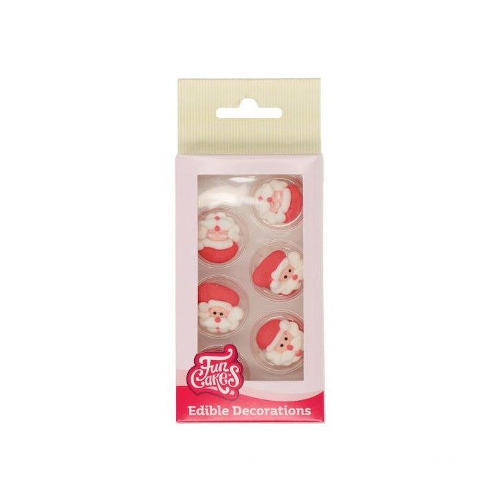 FunCakes Zuckerfiguren Santa Claus Weihnachten CS-F50300