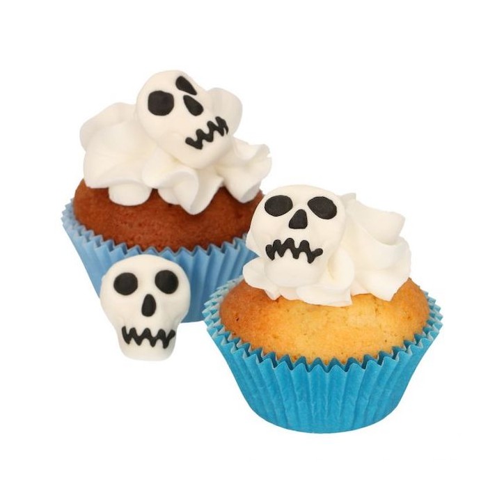 FunCakes Sugar Decorations Skulls Halloween CS-F50240