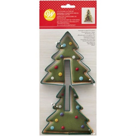 Wilton 3D Keksausstecher Tannenbaum Weihnachten CS-02-0-0388