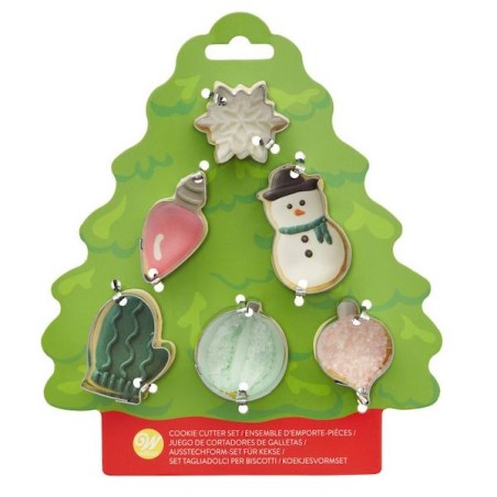 Wilton Ausstechformen Set Weihnachten im Tannenbaum CS-02-0-0385