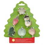 Wilton Weihnachten Ausstecher Set im Tannenbaum, 6 Stück