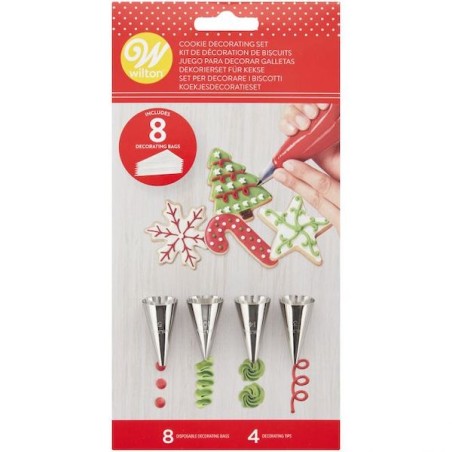 Wilton Weihnachtskekse Dekorationsset 12-teilig CS-02-0-0390