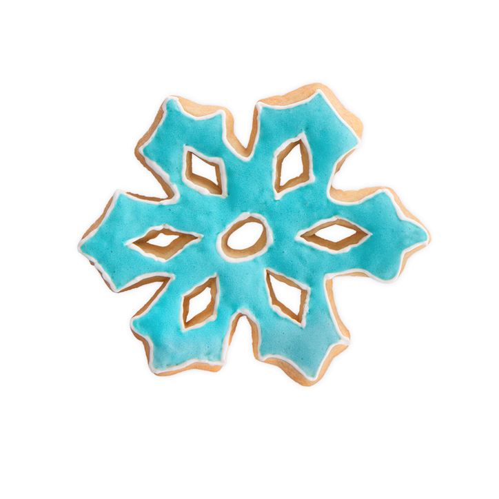 Städter Ice Crystal Cookie Cutter with Cutouts 8cm ST-175204