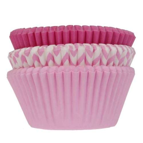 House of Marie Cupcake Förmchen Pink Mix, 75 Stück