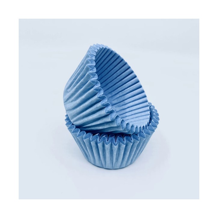 Blue Muffin Liners - Cupcake Cases Light Blue - Bakeria Cupcake Supply