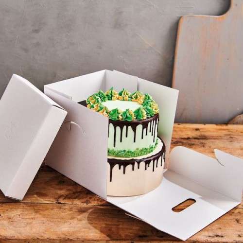 FunCakes Cake Box white 25.5x25.5x25cm