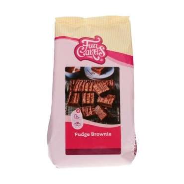 FunCakes Fudge Brownies Backmischung – Köstlich-cremige Brownies, 500g