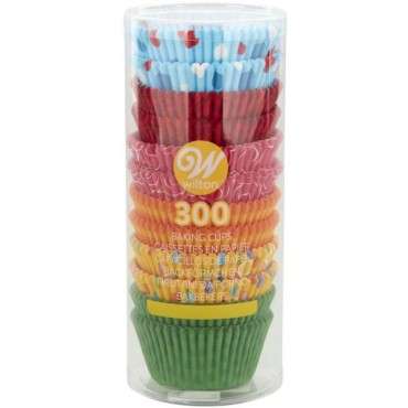 Wilton Paper Cupcake Liners assorted Seasons 300 pieces CS-05-0-0102