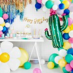 PartyDeco Happy Birthday Banner Gold, 62cm