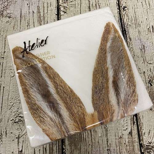 Atelier Designer Collection Napkins Huhuhu Bunny, 20 pcs