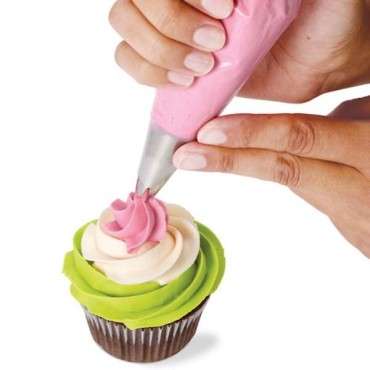 Wilton Cupcake Dekorationsset 12-teilig - Wilton Cupcake Geschenkset - Wilton Cupcake Starterset - Tüllenset Cupcake