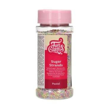 FunCakes Sugar Strands Stäbchen Pastell 80g CS-F52195