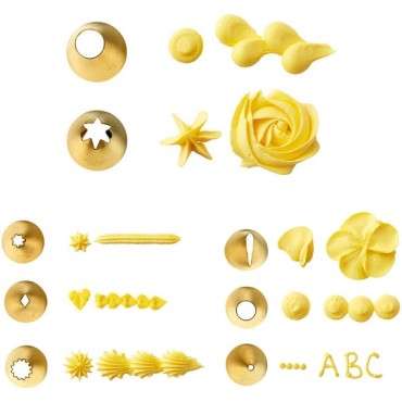 Wilton Golden Decoration Tip Set 17 pieces CS-418-0-0009