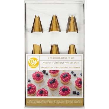 Wilton Golden Decoration Tip Set 17 pieces CS-418-0-0009