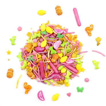 PME Out the Box Sugar Sprinkles Mix Tropical Cake Decor 60g PME-OTB09