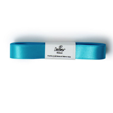 Decora Double Satin Ribbon Turqoise Azure 15mm DA-0314911