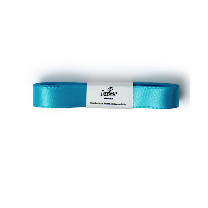 Decora Double Satin Ribbon Turqoise Azure 15mm DA-0314911