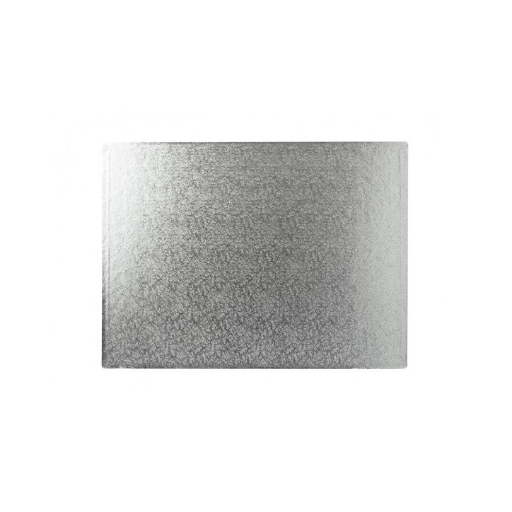 Cakeboard Silber 30x40x1.2cm - Tortenplatte Rechteckig