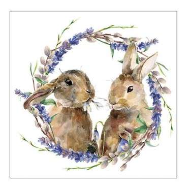 Ambiente Paper Napkins Easter Rabbit Wreath 20 pcs AMB-23314855