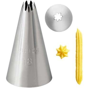 Wilton Decorating Tip Open Star Tip #18 CS-02-0-0215