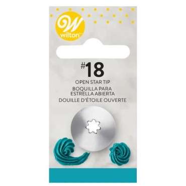 Wilton Decorating Tip Open Star Tip #18 CS-02-0-0215