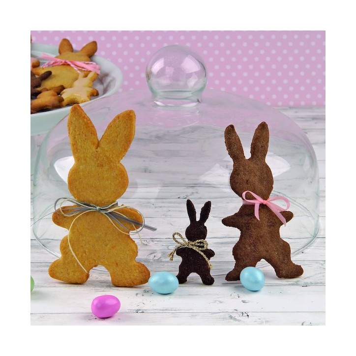 Rabbit Cookie Cutter 3-sizes - Rabbit Family cookie cutter