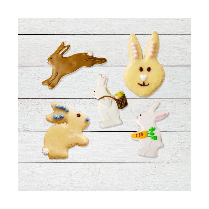 Zenker Easter Rabbit Cookie Cutter Set 9.3 x 5.8 cm FA-7713