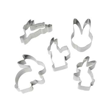 Zenker Easter Rabbit Cookie Cutter Set 9.3 x 5.8 cm FA-7713