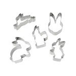 Zenker Easter Rabbit Cookie Cutters, 5 pieces