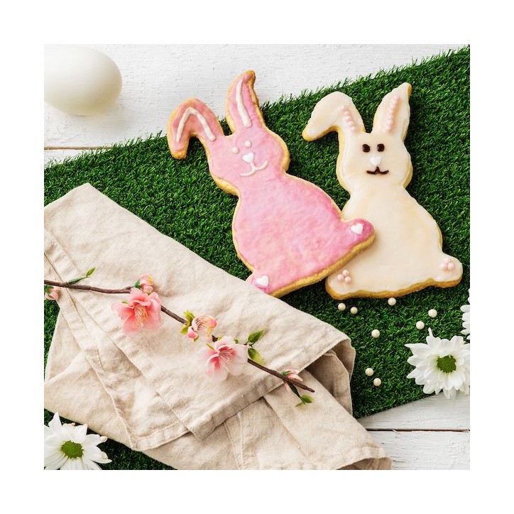 Zenker Easter Rabbit Folded Ear Cookie Cutter Baking Frame FA-7740